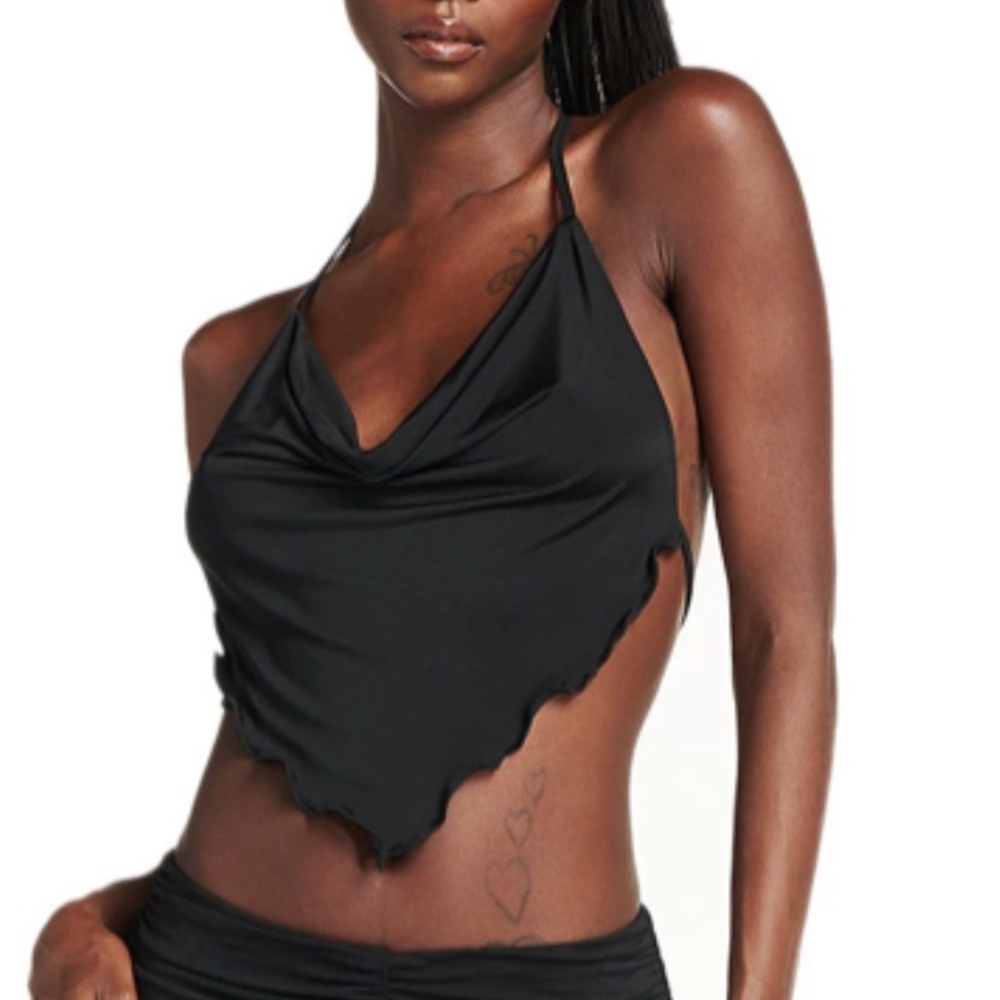 I Am Gia black circ top XXS/XS